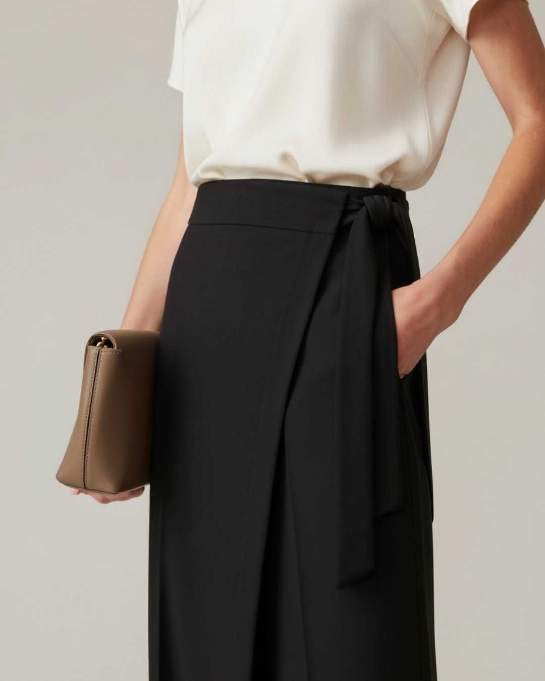 Women's Linen Wide Leg Trousers – High Waist Relaxed Fit Pants