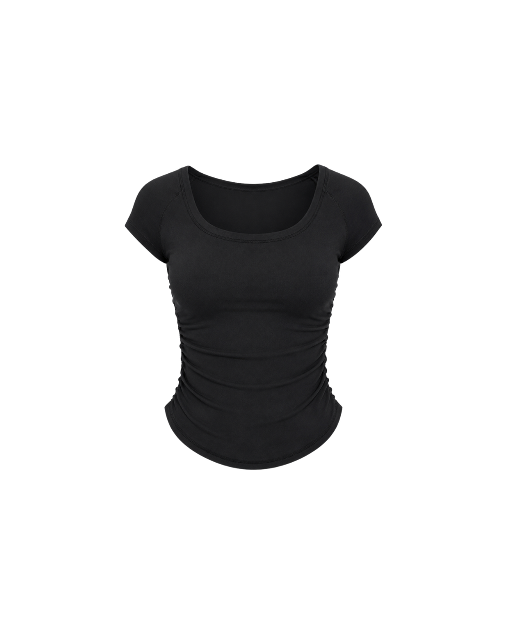 Women's Quick-Dry Workout Top – Breathable Nylon Yoga Shirt