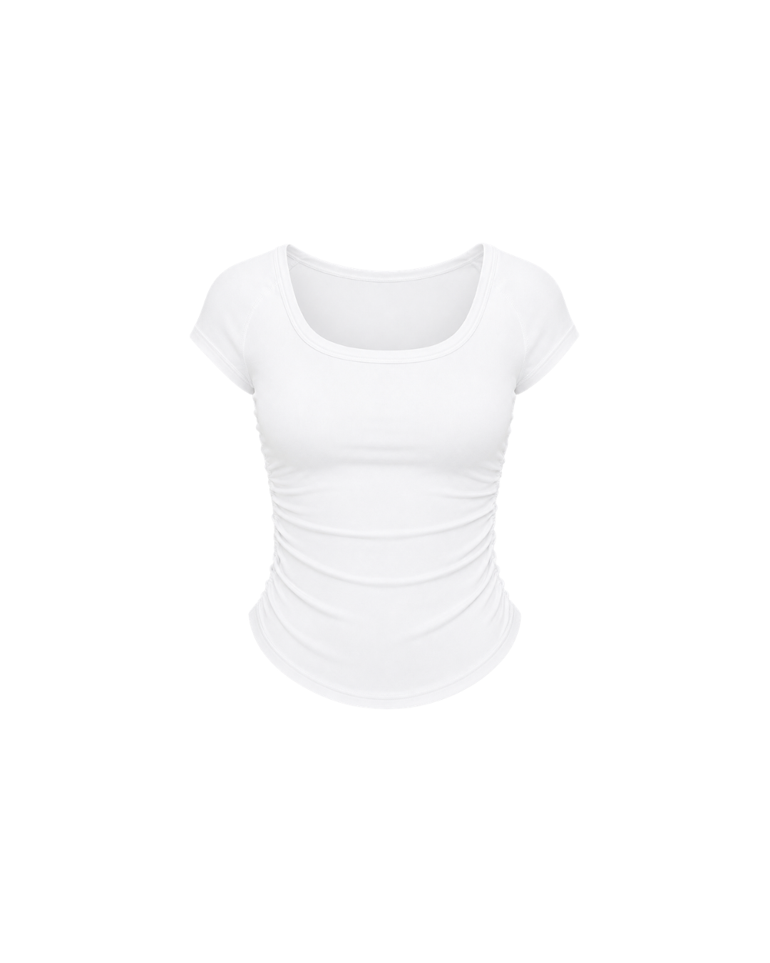 Women's Quick-Dry Workout Top – Breathable Nylon Yoga Shirt
