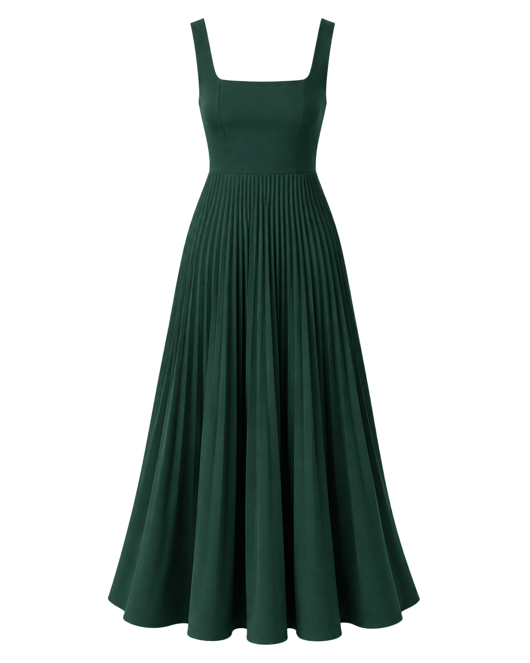Women's Sleeveless A-Line Maxi Dress – Elegant Polyester Evening Dress