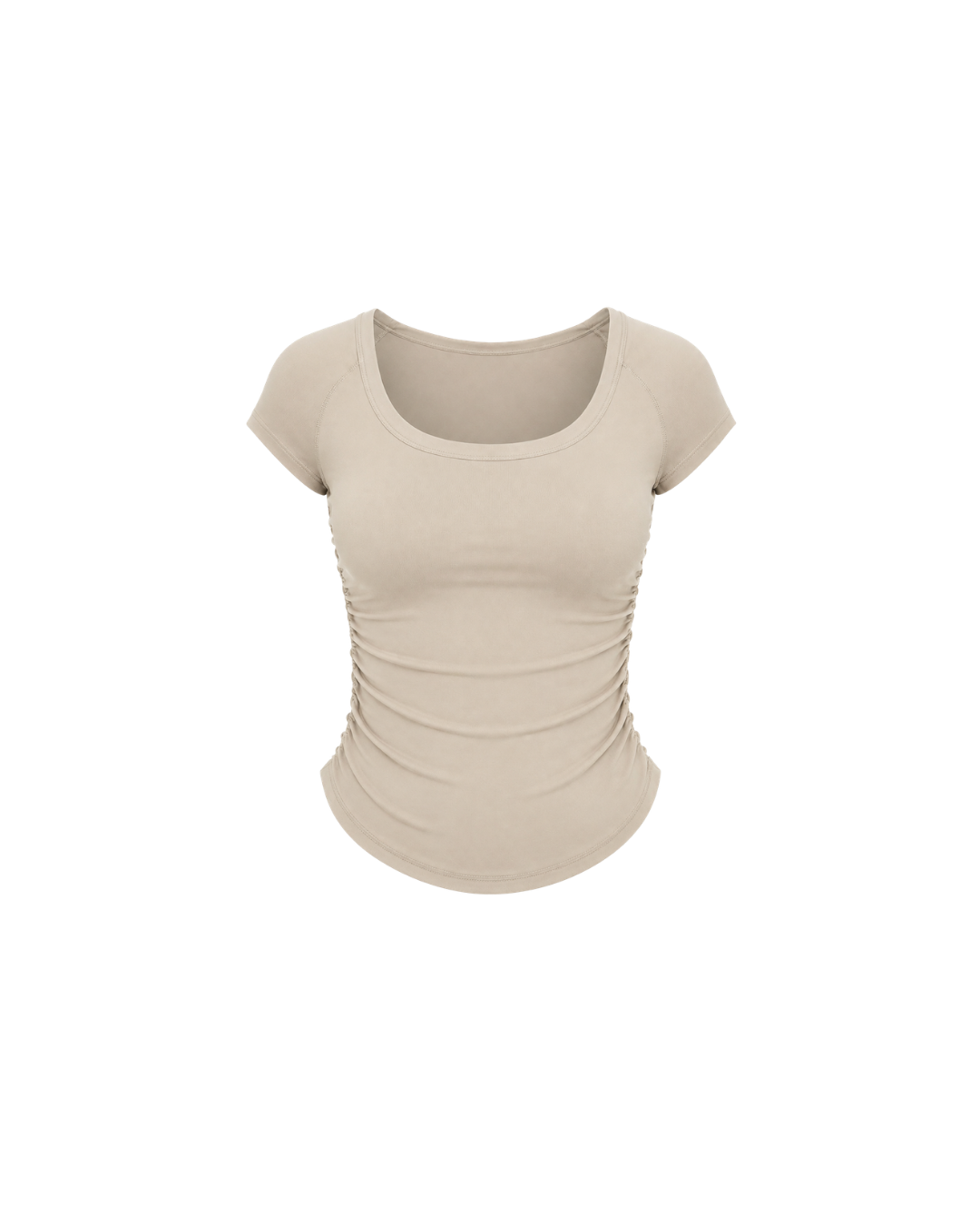 Women's Quick-Dry Workout Top – Breathable Nylon Yoga Shirt