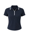 Women's Breathable Polo Top – Short Sleeve Nylon Summer Shirt