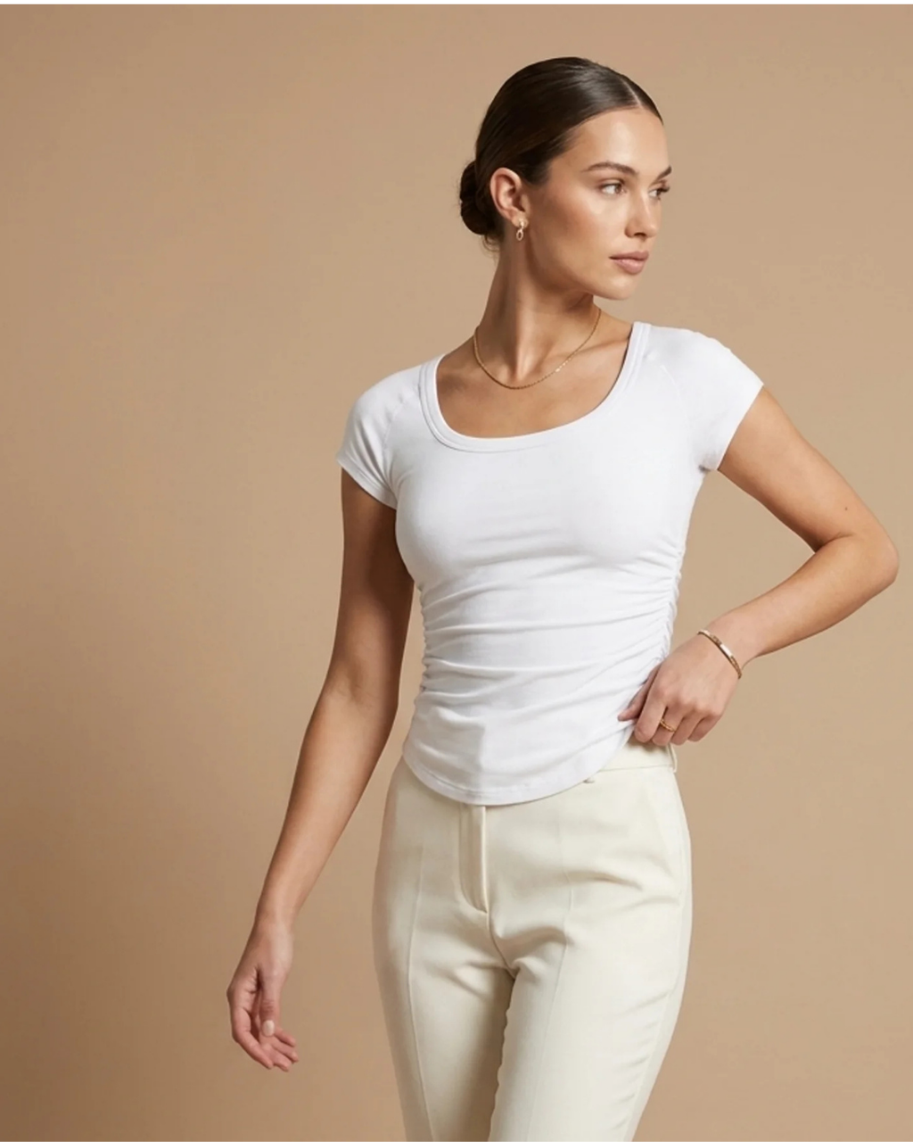 Women's Quick-Dry Workout Top – Breathable Nylon Yoga Shirt