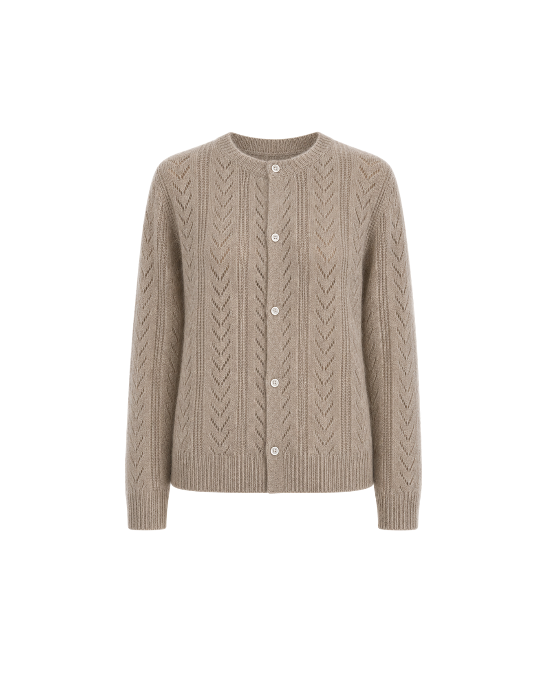 Women's Striped Cotton Button-Up Shirt – Long Sleeve Casual Blouse