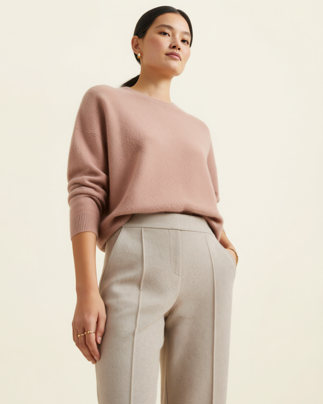 Women's Tapered Trousers – Elegant Tailored Everyday Pants
