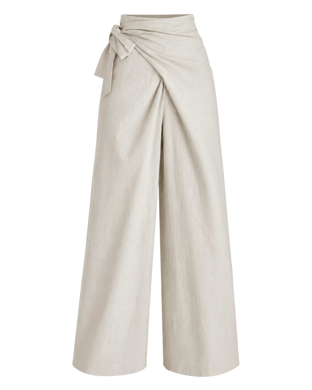 Women's Linen Wide Leg Trousers – High Waist Relaxed Fit Pants